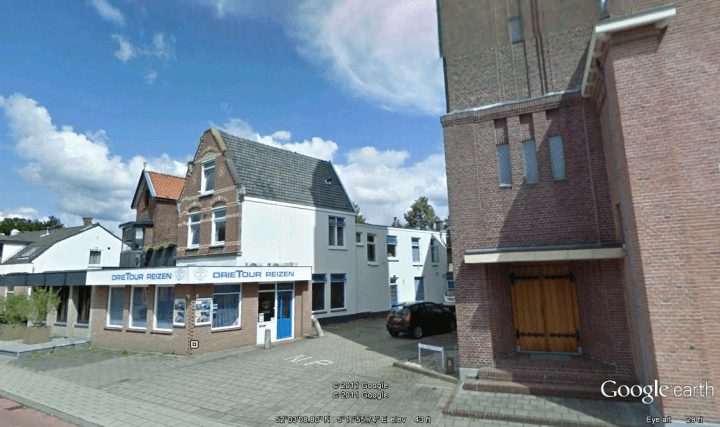 Driebergen Netherlands. Our 1st home in above the travel agency.